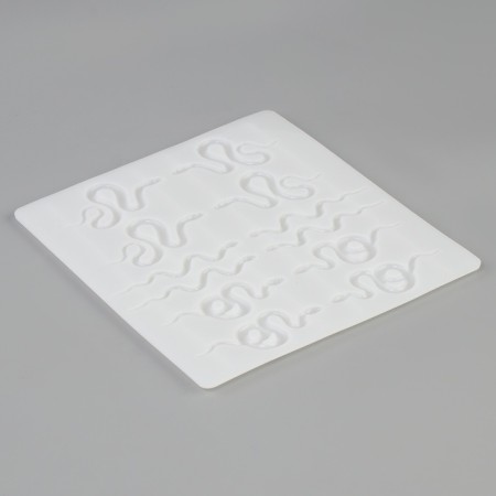 Silicone Mold "Snakes" 16.5x14.8x1 cm-4