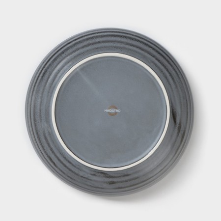 Porcelain salad Magistro Urban, 1250 ml, D = 23 cm, color gray color-3