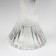 Glass of glass per 1 candle "Vitk" transparent 13.5x7x7 cm