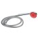 Accoona A7182N bathtub, double -leaf, red/chromium