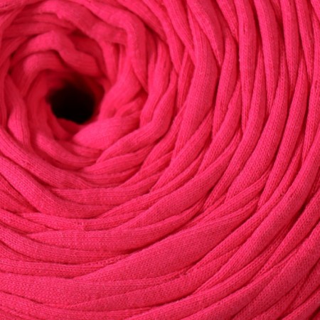 Knitted yarn secondary 90% cotton, 10% p/e, 100m/450 ± 50 g (fuchsia) mix-3