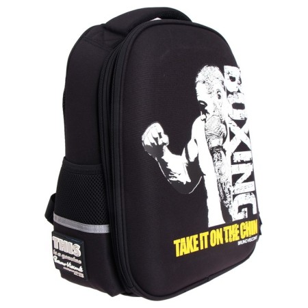 Frame backpack 38 x 30 x 20 cm, + pencil case, Bruno visconti "Boxing"-1