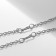 Kulons "Uenubles" heart, color silver, 45cm