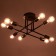 Chandelier 2549/1 E27 40W Black 70x70x20 cm Bayerlux