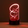 Touchdress “gymnast” LED 7 colors USB/from black batteries