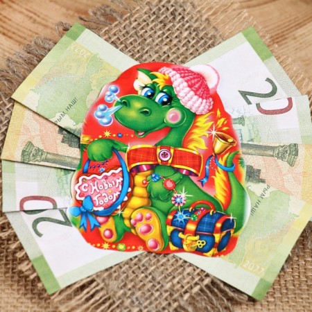 Cash suspension with dragon No. 2, 12 cm-1