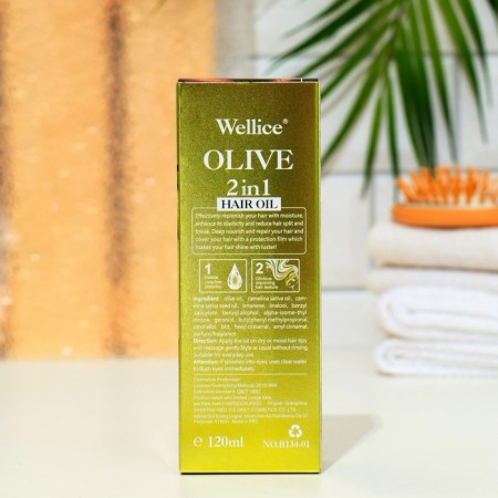 Professional hair oil with olive 2 in 1, 120 ml-2