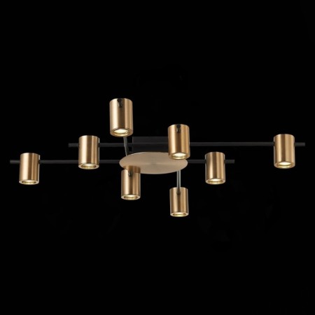 Ceiling lamp ST LUCE. SL1207.402.08. Veroli. 8x7 W, GU10, 85x85x11 cm, black color-3