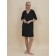 Female dress, size l, black color