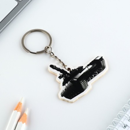 Gift set "Tank" icon + keychain, 6.8 x 10.5 cm-5