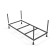 Santana bathtub frame, 150 cm length complete with assembly bag