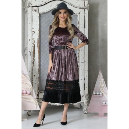 Women's dress, size 42, lilac color