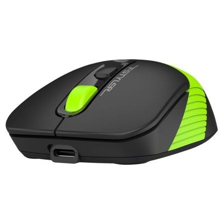 Mouse A4Tech FSTYLER FG10CS AIR Black/Green optical (2000DPI) Silent Wireless USB 1033858-6