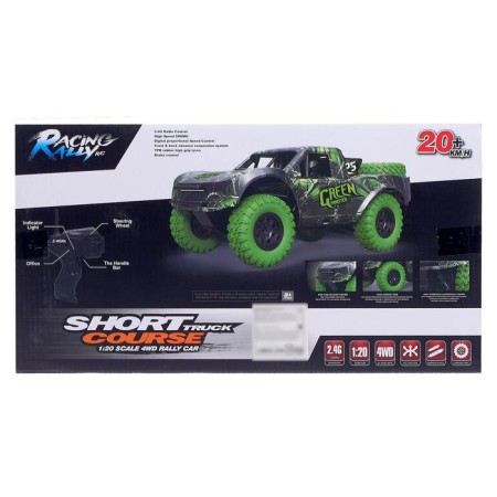 Short Course, 1:20, 4WD all -wheel drive, operates on the battery, green color, green-5