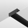 Decorative black plug 2 pcs for the profile alm-9940
