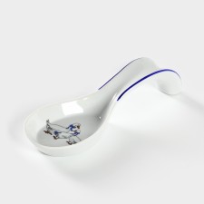 Porcelain spoon Porcelain 