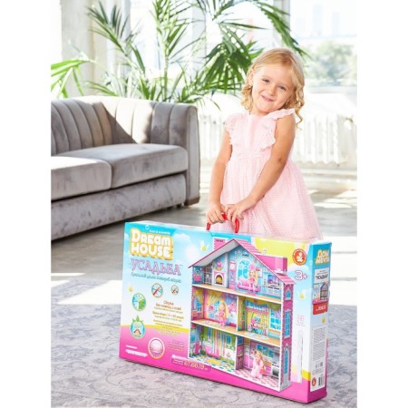 House Puppet Tenth Kingdom Dream House "Cottage", two -story, fast assembly-3