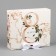 Gift folding box, packaging, “March 8, gold”, 20 x 18 x 5 cm, without tape