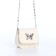 Female bag on a magnet, white color
