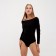 Body Female Minaku: Basic Lines, Black Color, Size 48
