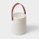 Vase for Flowers LADOOM "Vedera", 2.8 l, 18 × 16.5 × 14 cm, white color