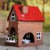 Aroma lamp house "Fear", 12 cm, handmade, mix