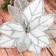 Decor "Winter Flower" 15.5x12 cm, white