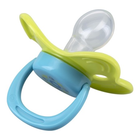 Nipple-dummy Silicone classic “patterns”, with a ring, from 0 months, color mix-5