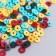 Beads for PVC Creativity "Rings Warm Autumn" set ≈ 330 pcs 0.1x0.6x0.6 cm