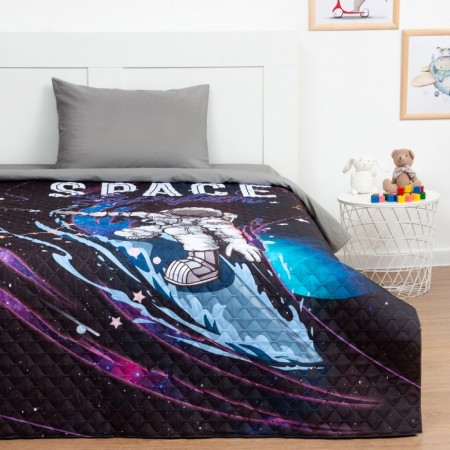 Cover for children's Ethel 1.5 joint venture "Space Surfer", 145x210 cm, microfiber