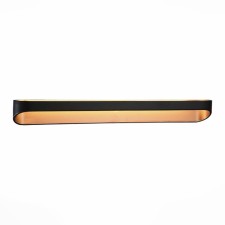 Wall lamp ST LUCE. SL582.411.01. 1x18 W, LED, 4000K, 58x6.5 cm, black color, gold