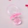 Set for decoration "Dummies", 6 cm, set 3 pcs., Pink color