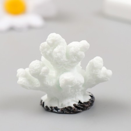 Figure for Florarium Polystone "Coral Finger" White 4.6x4.1 cm-2