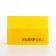 Cover for passport, yellow color