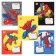 Notebook in a ruler of 12 sheets, 5 types of mix, cover coated cardboard, spider-man