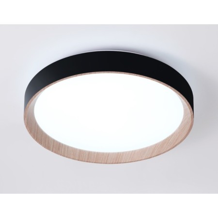LED ceiling LED with Ambrella Light, Design, FZ1324, LED, 41 W, 3075LUM, 3000-6400K, Black Black, Light Tree-3