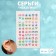Earrings "Stickers" Smile, with animals, colored