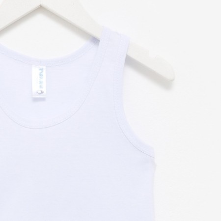 T -shirt for a boy, white color, height 104 cm-1