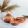Set for pancakes 7 items: 1 pc. Pancake, 6 pcs. plates, with painting, wreath