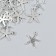 Decor Metal for creativity "Dancing Marine Star" silver 2117 1.8x1.7 cm