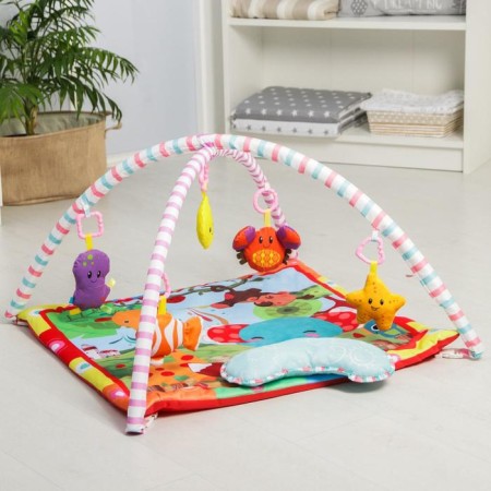 Developing rug with arcs "Elephant and Friends", 5 ele. With music, Baby me