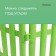 Decorative fence, 30 × 300 cm, 5 sections, plastic, salad, Greengo