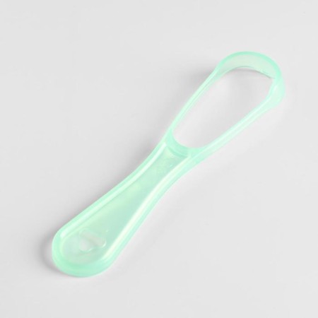 Brush for cleaning the tongue, green-1