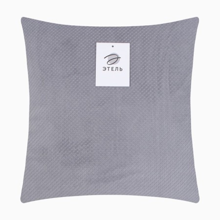 Decorative pillowcase "Ethel" pearls 42x42 cm, gray-4