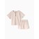 Kit for children (T-shirt, shorts) minku, beige color, height 74-80 cm