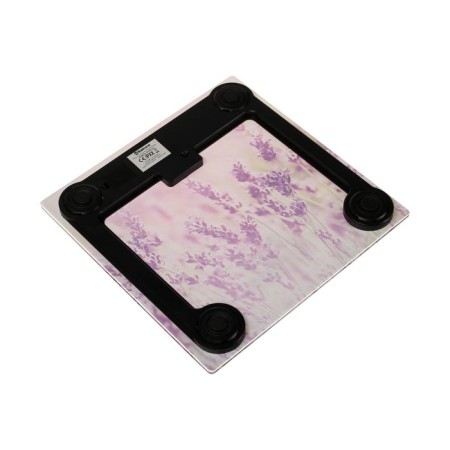 Floor scales Sakura SA-5072LF, electronic, up to 180 kg, 1xCR2032, glass, "lavender"-3