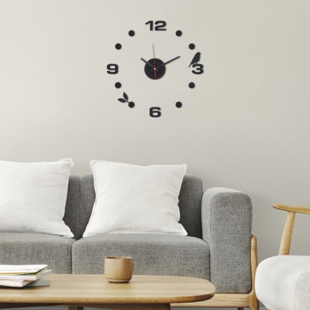 Watching interior, 3D "bird", silent, sticker, large, D-40 cm-2