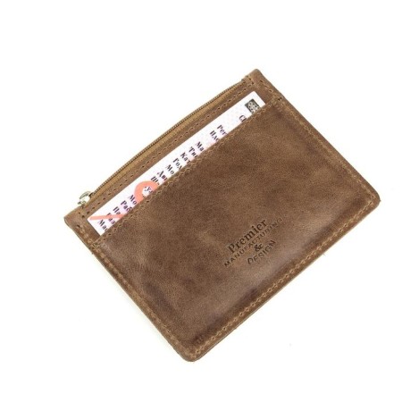 Cartholder, 2 departments, 7 pockets, brown dark pulp-2