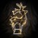 LED figure "Deer White", 25 × 40 × 17 cm, 6 watts, AAX4 batteries (not in the kit)