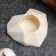 Summary "Polygonal Heart" 8x8x2 cm, gilding